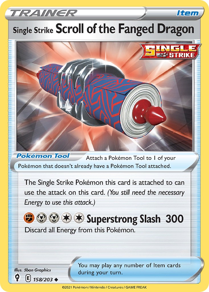 Single Strike Scroll of the Fanged Dragon - Image 1