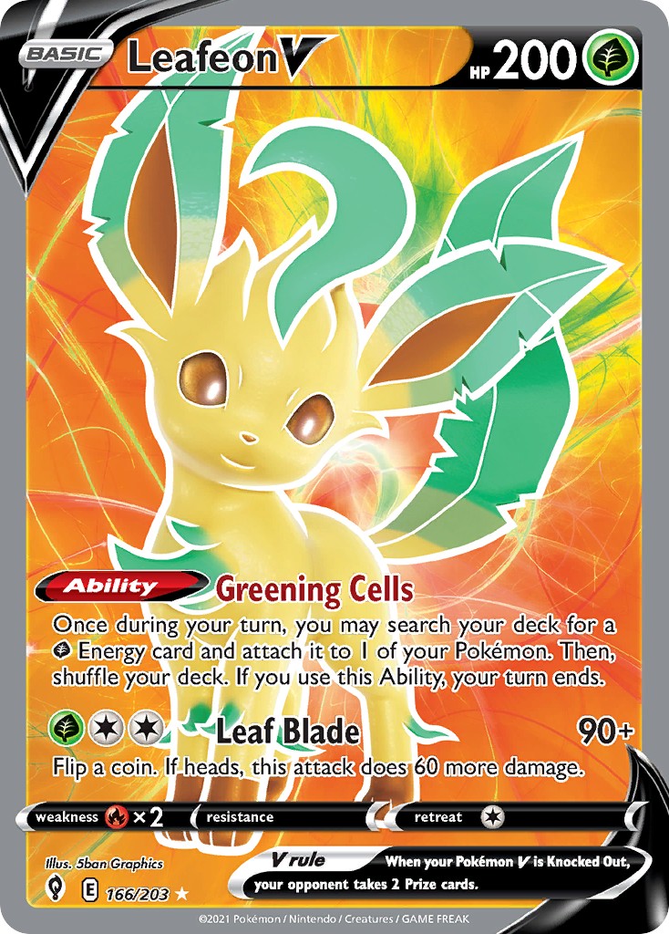 2021 Pokémon Evolving Skies 2021 Pokémon Evolving Skies #166 trading card