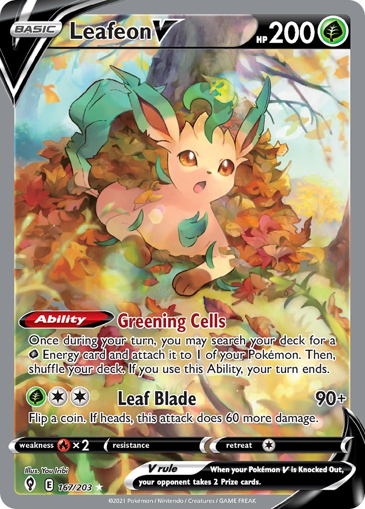 2021 Pokémon Evolving Skies 2021 Pokémon Evolving Skies #167 trading card