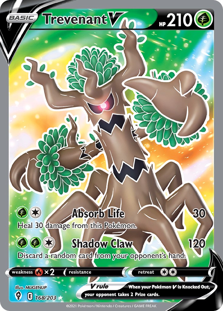 2021 Pokémon Evolving Skies 2021 Pokémon Evolving Skies #168 trading card