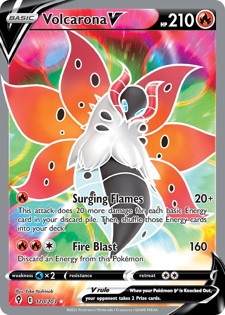 2021 Pokémon Evolving Skies 2021 Pokémon Evolving Skies #170 trading card