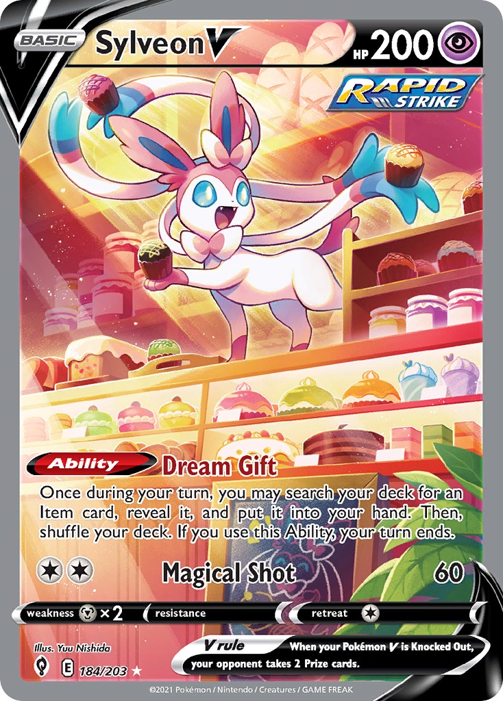 2021 Pokémon Evolving Skies 2021 Pokémon Evolving Skies #184 trading card