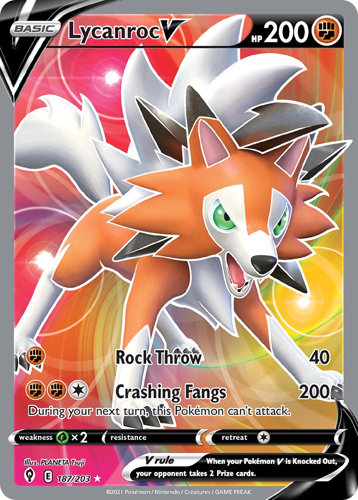 2021 Pokémon Evolving Skies 2021 Pokémon Evolving Skies #187 trading card