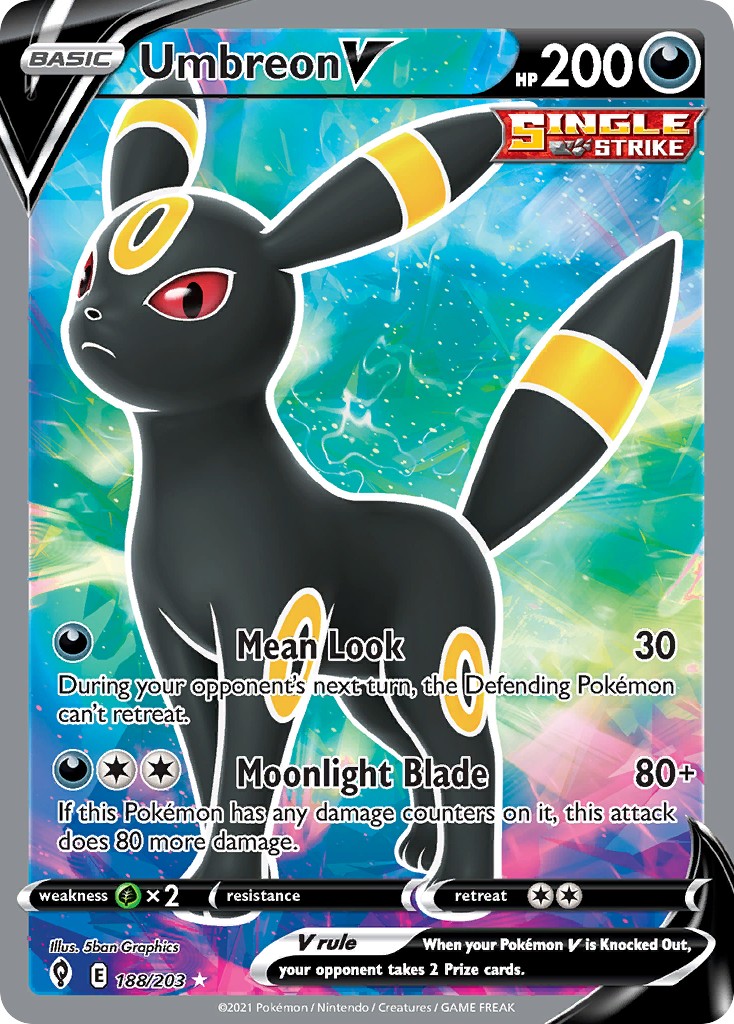 2021 Pokémon Evolving Skies 2021 Pokémon Evolving Skies #188 trading card