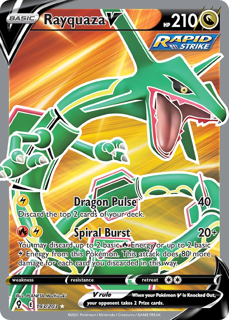 2021 Pokémon Evolving Skies 2021 Pokémon Evolving Skies #193 trading card