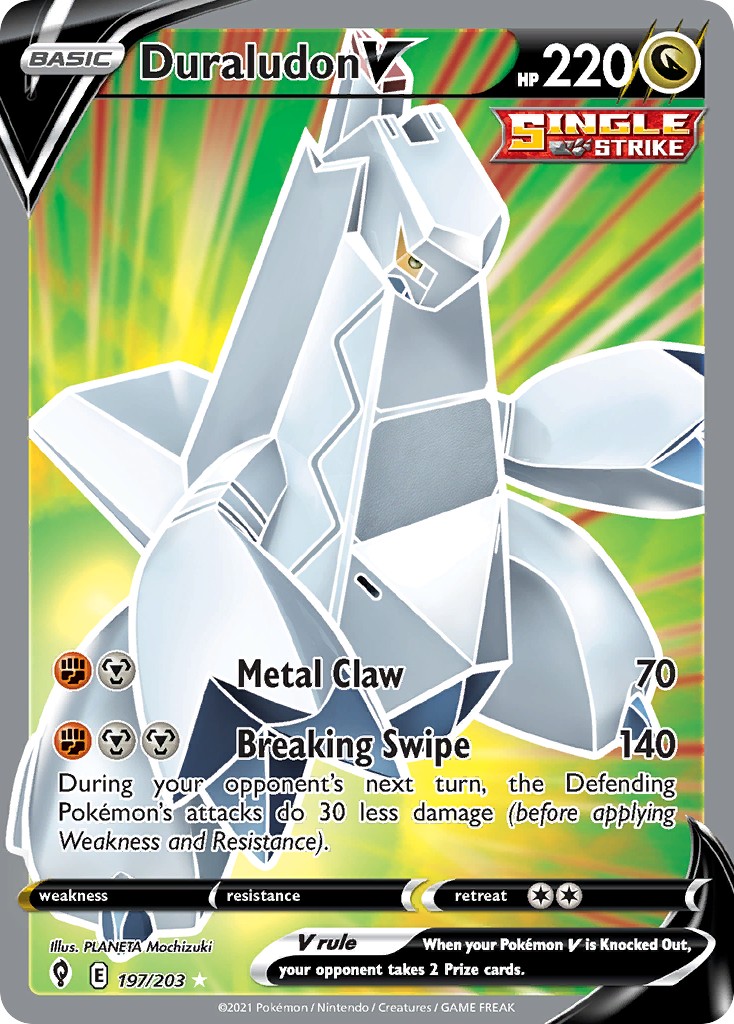 2021 Pokémon Evolving Skies 2021 Pokémon Evolving Skies #197 trading card