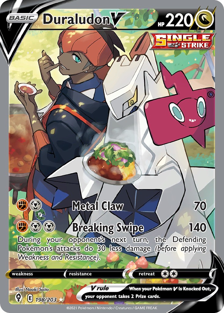 2021 Pokémon Evolving Skies 2021 Pokémon Evolving Skies #198 trading card