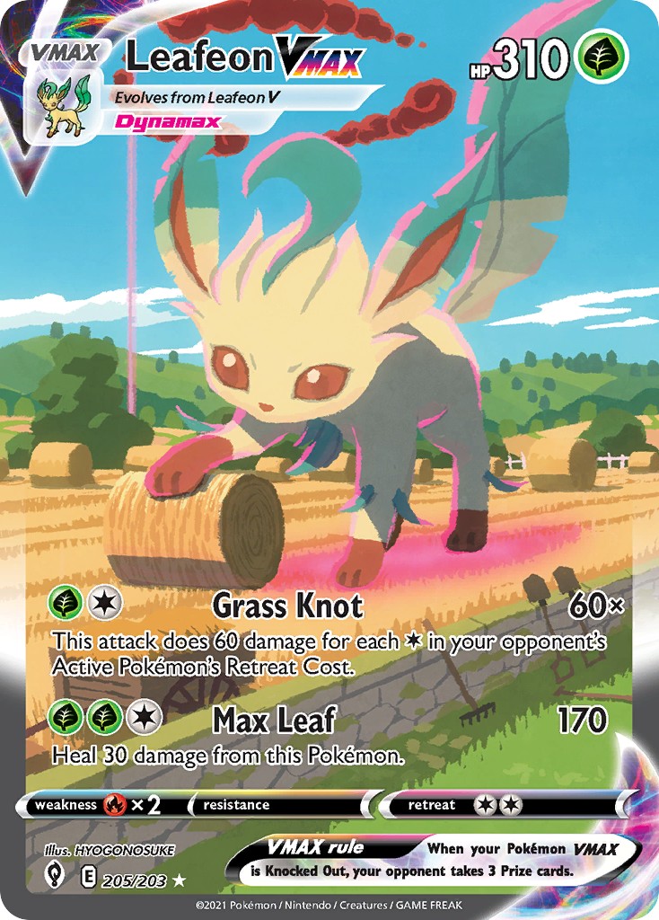 2021 Pokémon Evolving Skies 2021 Pokémon Evolving Skies #205 trading card