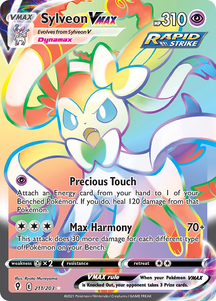 2021 Pokémon Evolving Skies 2021 Pokémon Evolving Skies #211 trading card