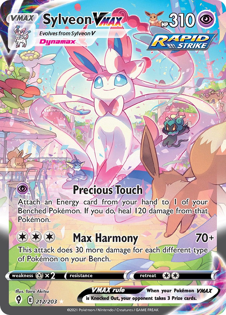 2021 Pokémon Evolving Skies 2021 Pokémon Evolving Skies #212 trading card