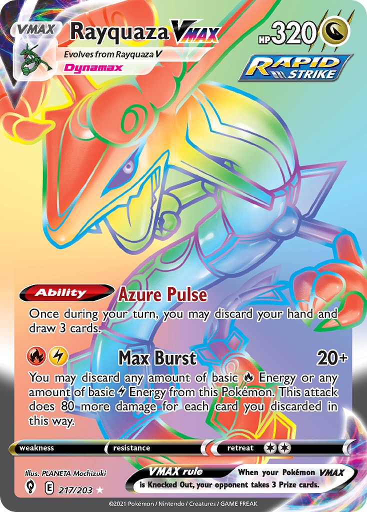 2021 Pokémon Evolving Skies 2021 Pokémon Evolving Skies #217 trading card