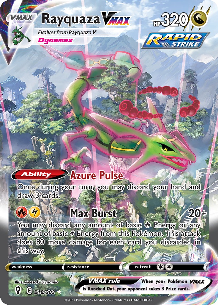 2021 Pokémon Evolving Skies 2021 Pokémon Evolving Skies #218 trading card