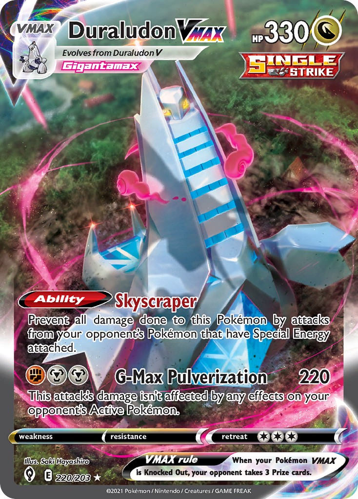 2021 Pokémon Evolving Skies 2021 Pokémon Evolving Skies #220 trading card