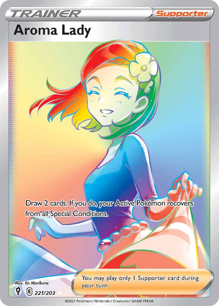 2021 Pokémon Evolving Skies 2021 Pokémon Evolving Skies #221 trading card