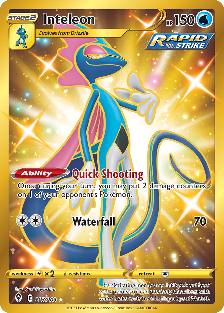 2021 Pokémon Evolving Skies 2021 Pokémon Evolving Skies #227 trading card