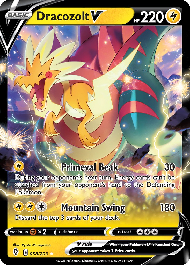 2021 Pokémon Evolving Skies 2021 Pokémon Evolving Skies #58 trading card