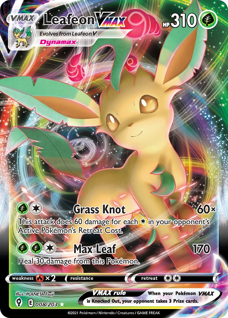2021 Pokémon Evolving Skies 2021 Pokémon Evolving Skies #8 trading card