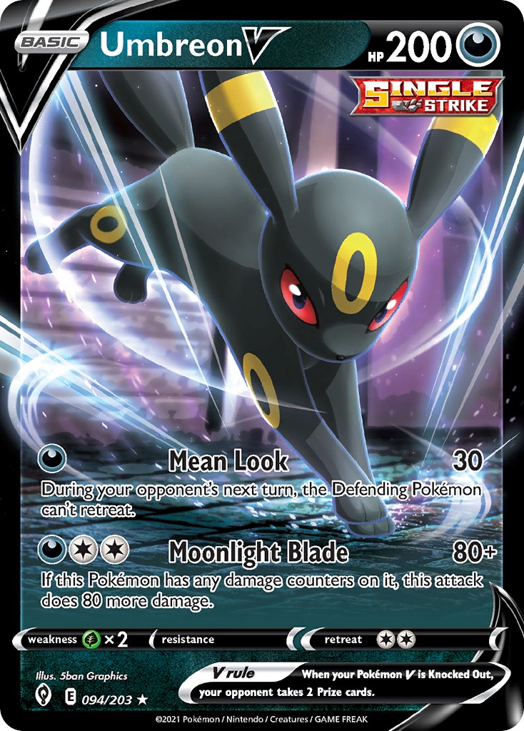 2021 Pokémon Evolving Skies 2021 Pokémon Evolving Skies #94 trading card