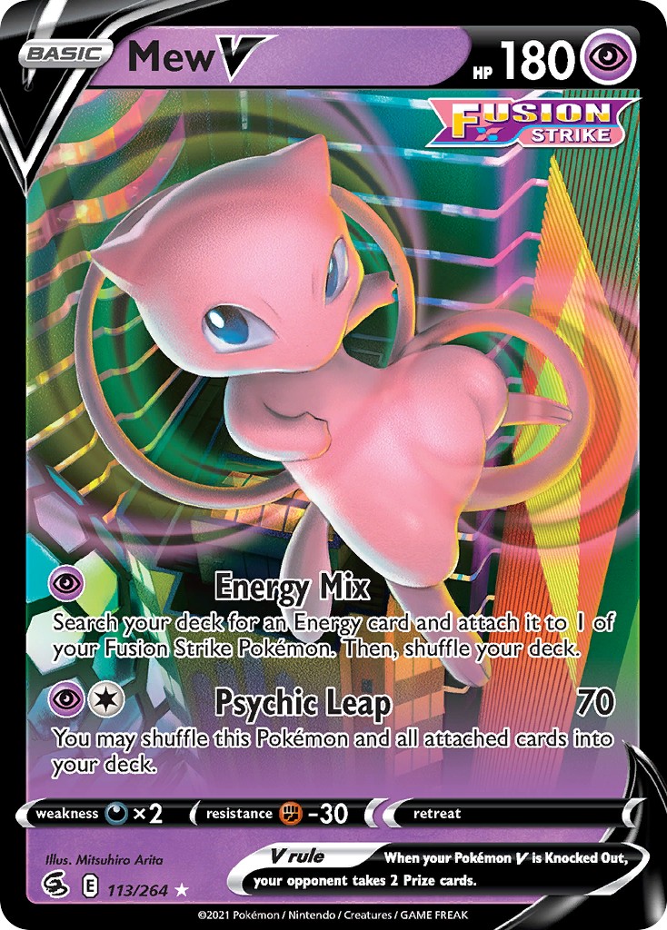 2021 Pokémon Fusion Strike 2021 Pokémon Fusion Strike #113 trading card