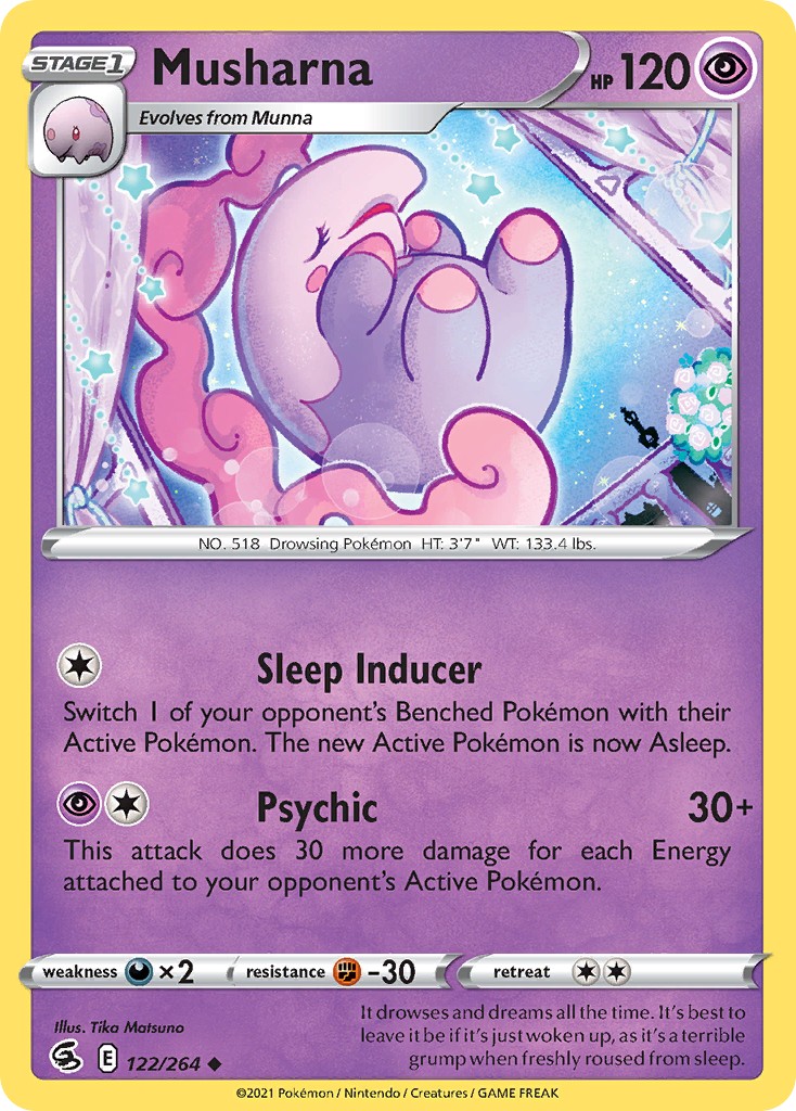 2021 Pokémon Fusion Strike 2021 Pokémon Fusion Strike #122 trading card