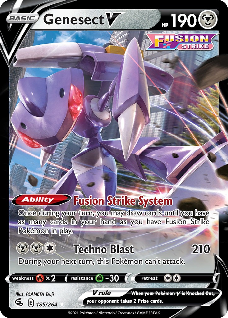 2021 Pokémon Fusion Strike 2021 Pokémon Fusion Strike #185 trading card