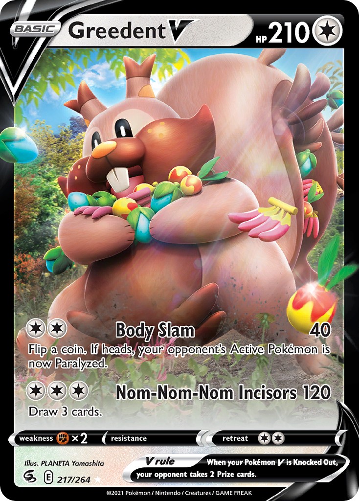 2021 Pokémon Fusion Strike 2021 Pokémon Fusion Strike #217 trading card