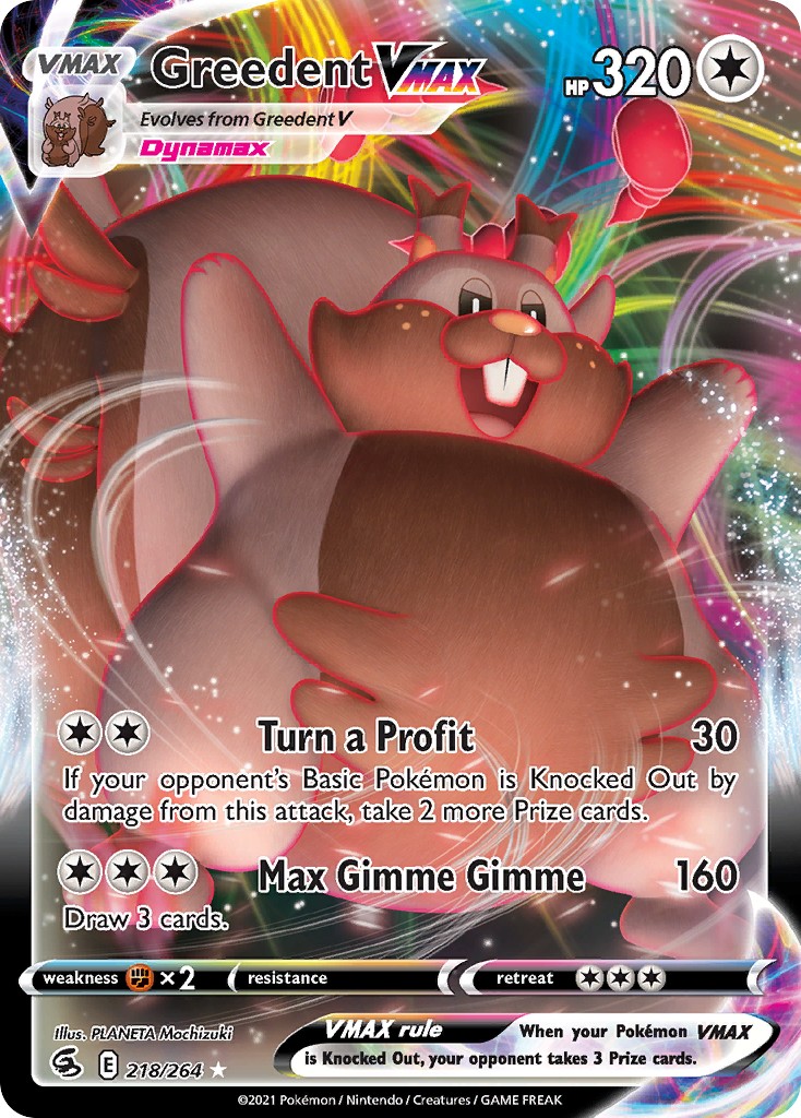 2021 Pokémon Fusion Strike 2021 Pokémon Fusion Strike #218 trading card