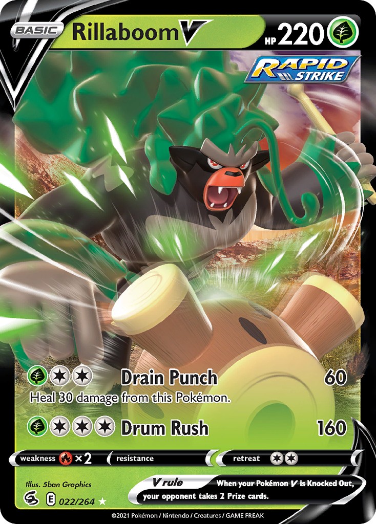 2021 Pokémon Fusion Strike 2021 Pokémon Fusion Strike #22 trading card