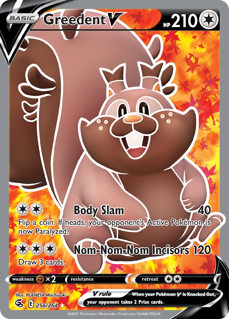2021 Pokémon Fusion Strike 2021 Pokémon Fusion Strike #256 trading card