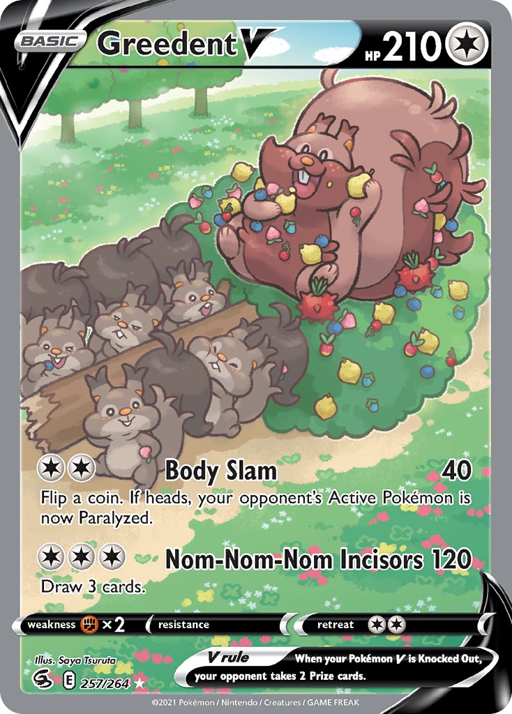 2021 Pokémon Fusion Strike 2021 Pokémon Fusion Strike #257 trading card