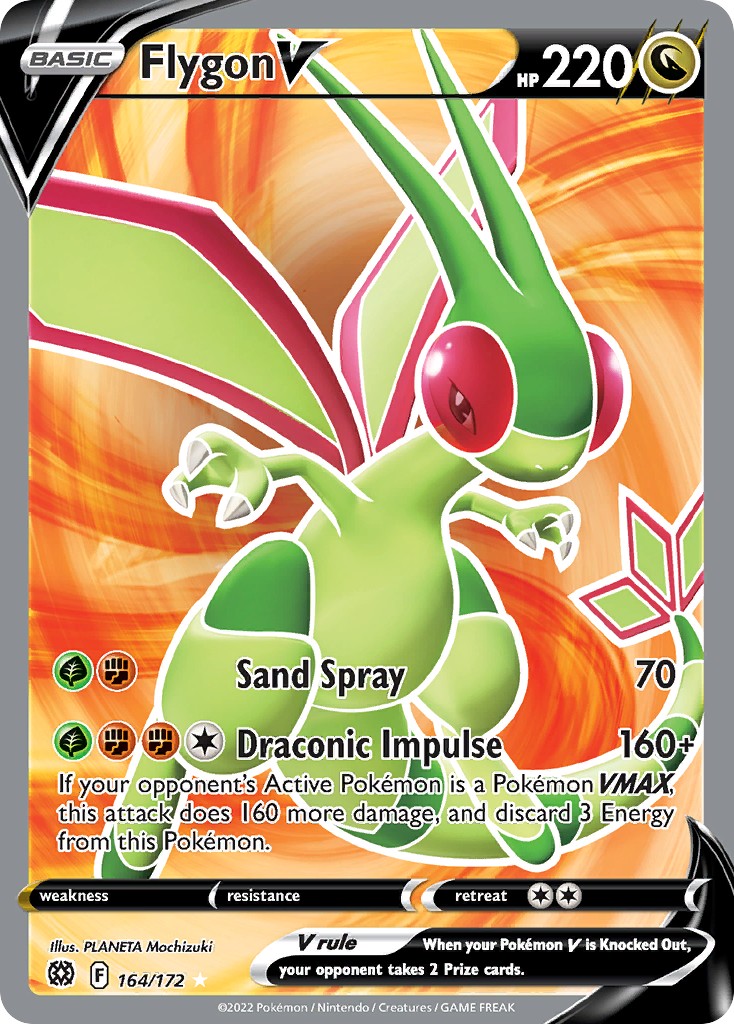 Flygon V (Ultra Rare · Holo) · 2022 · Brilliant Stars