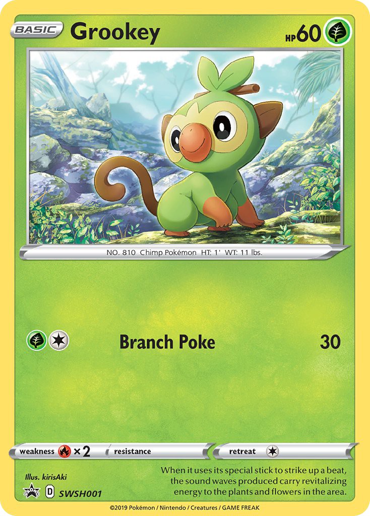 2019 Pokémon SWSH Black Star Promos 2019 Pokémon SWSH Black Star Promos #SWSH001 trading card