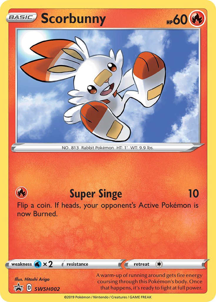 2019 Pokémon SWSH Black Star Promos 2019 Pokémon SWSH Black Star Promos #SWSH002 trading card