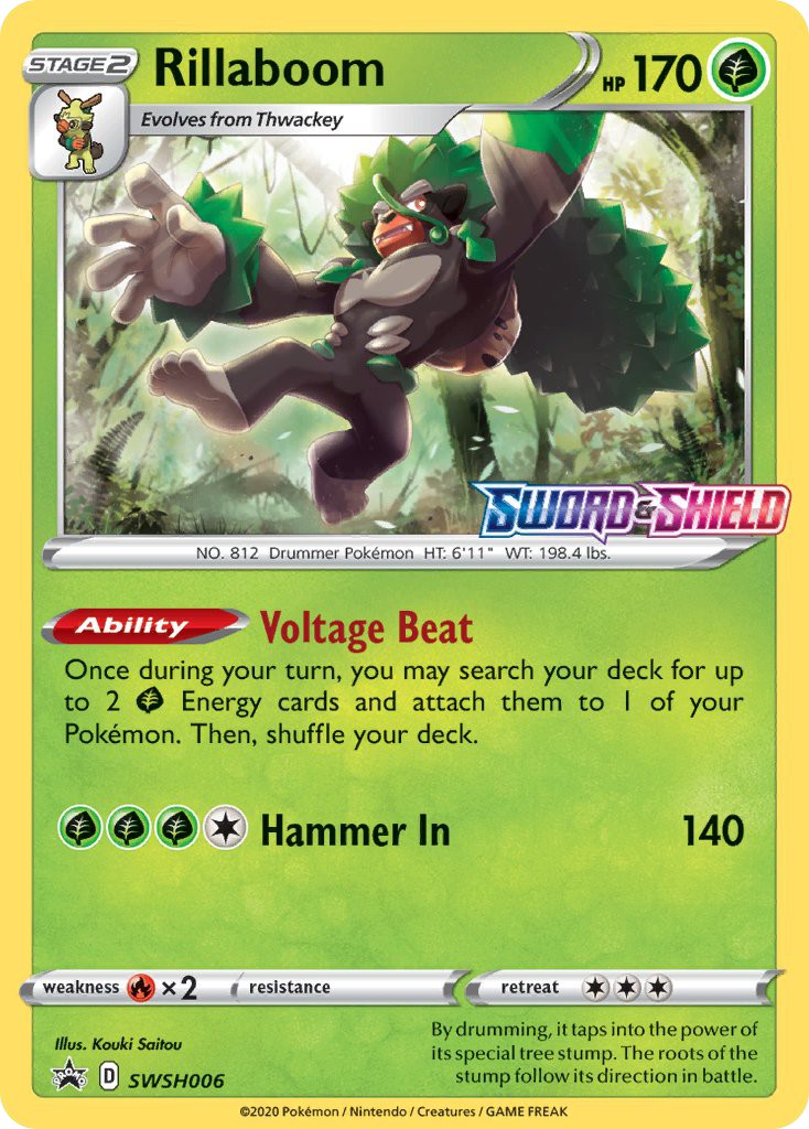 2019 Pokémon SWSH Black Star Promos 2019 Pokémon SWSH Black Star Promos #SWSH006 trading card