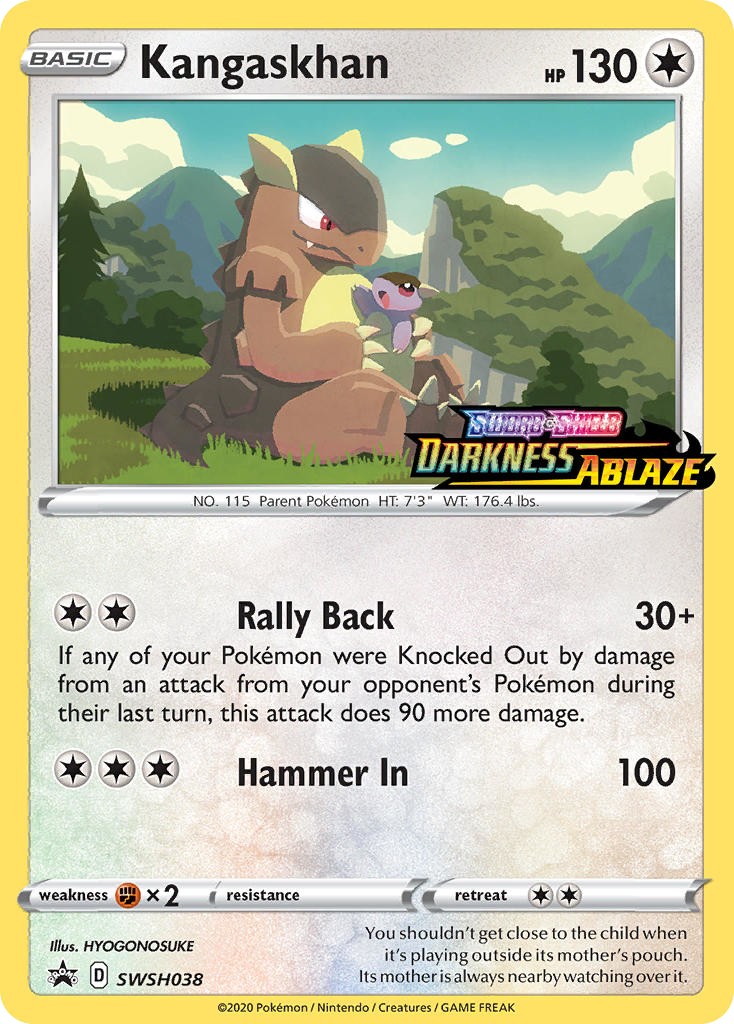 2019 Pokémon SWSH Black Star Promos 2019 Pokémon SWSH Black Star Promos #SWSH038 trading card