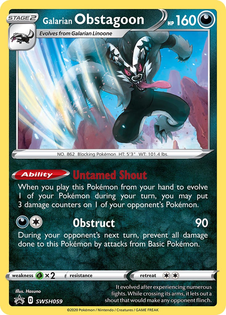 2019 Pokémon SWSH Black Star Promos 2019 Pokémon SWSH Black Star Promos #SWSH059 trading card