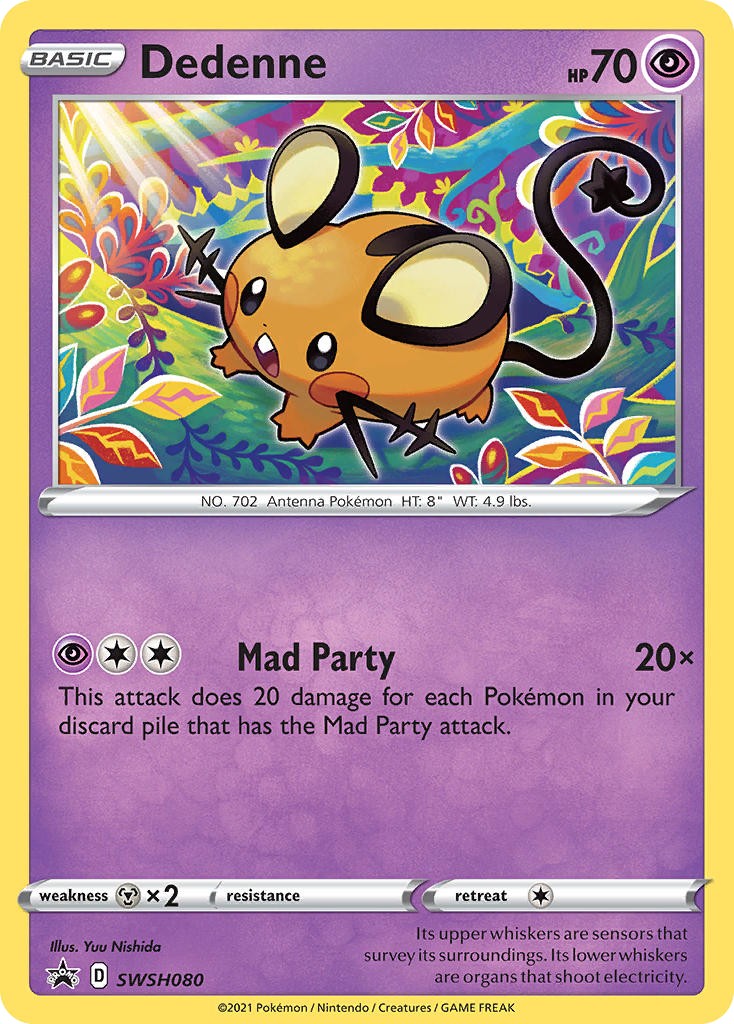Dedenne (Promo · Holo) · 2019 · SWSH Black Star Promos