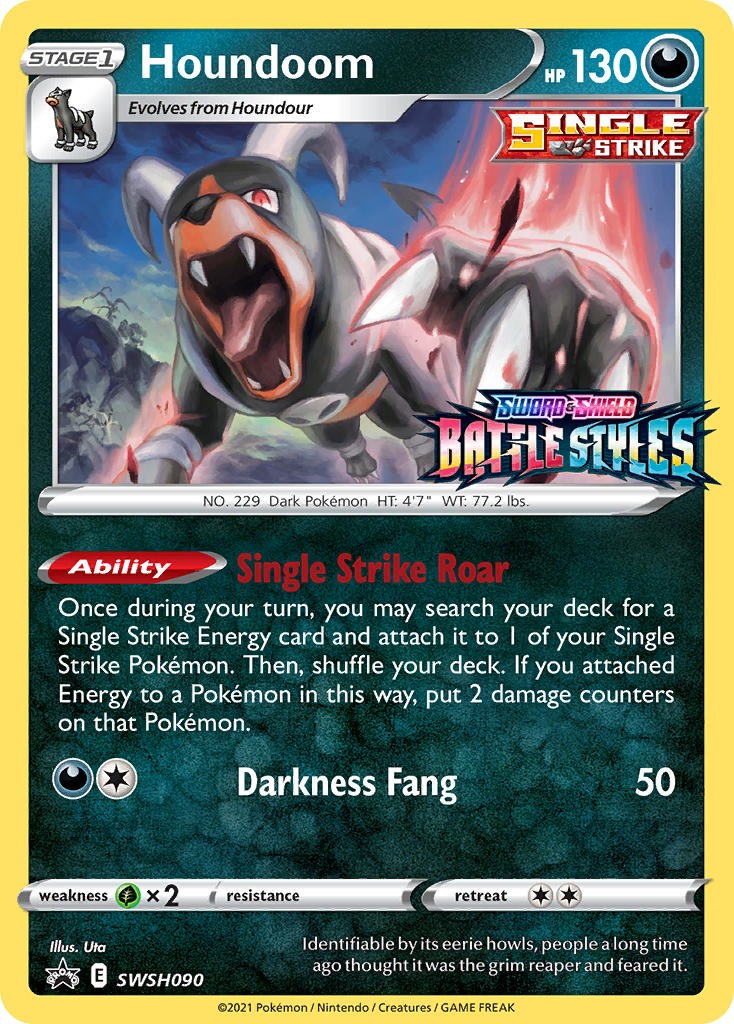 Houndoom (Promo · Holo) · 2019 · SWSH Black Star Promos