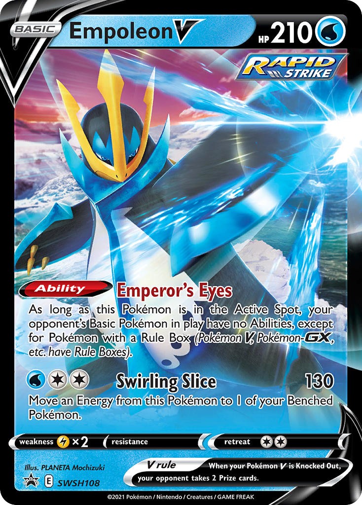 2019 Pokémon SWSH Black Star Promos 2019 Pokémon SWSH Black Star Promos #SWSH108 trading card