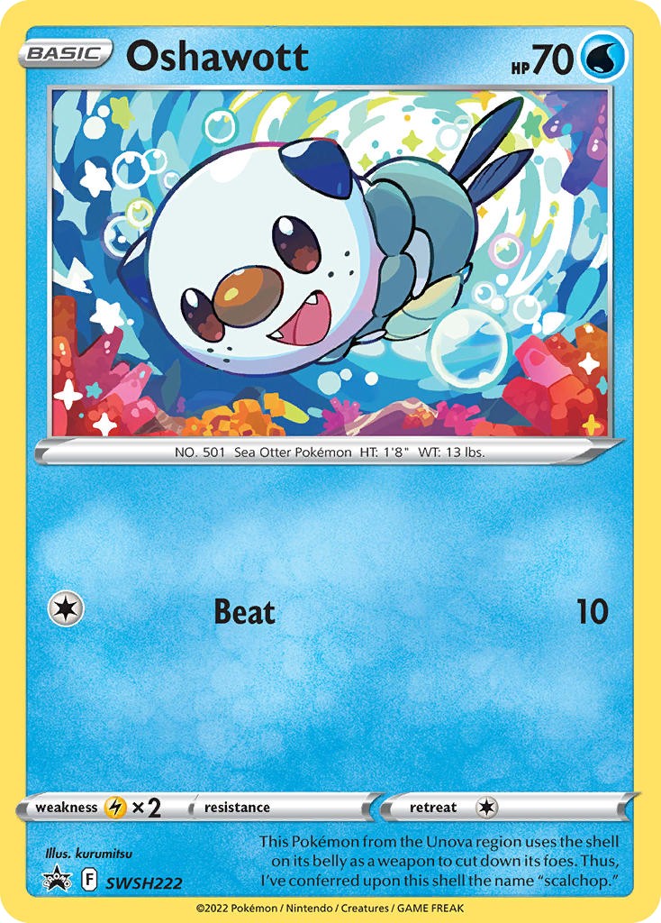 Oshawott (Promo · Holo) · 2019 · SWSH Black Star Promos
