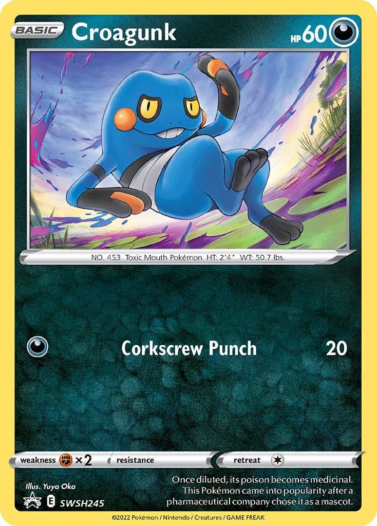 Croagunk (Promo · Holo) · 2019 · SWSH Black Star Promos