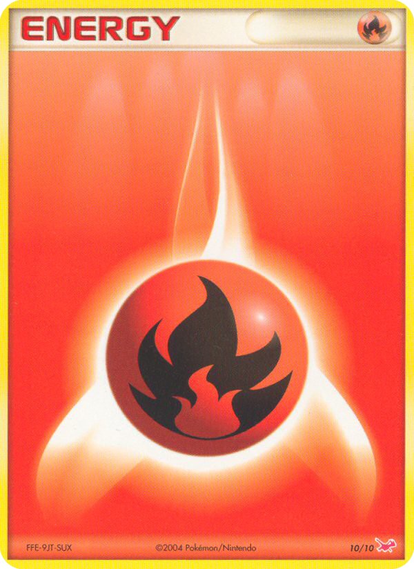 2004 Pokémon EX Trainer Kit Latias Fire Energy #10 trading card
