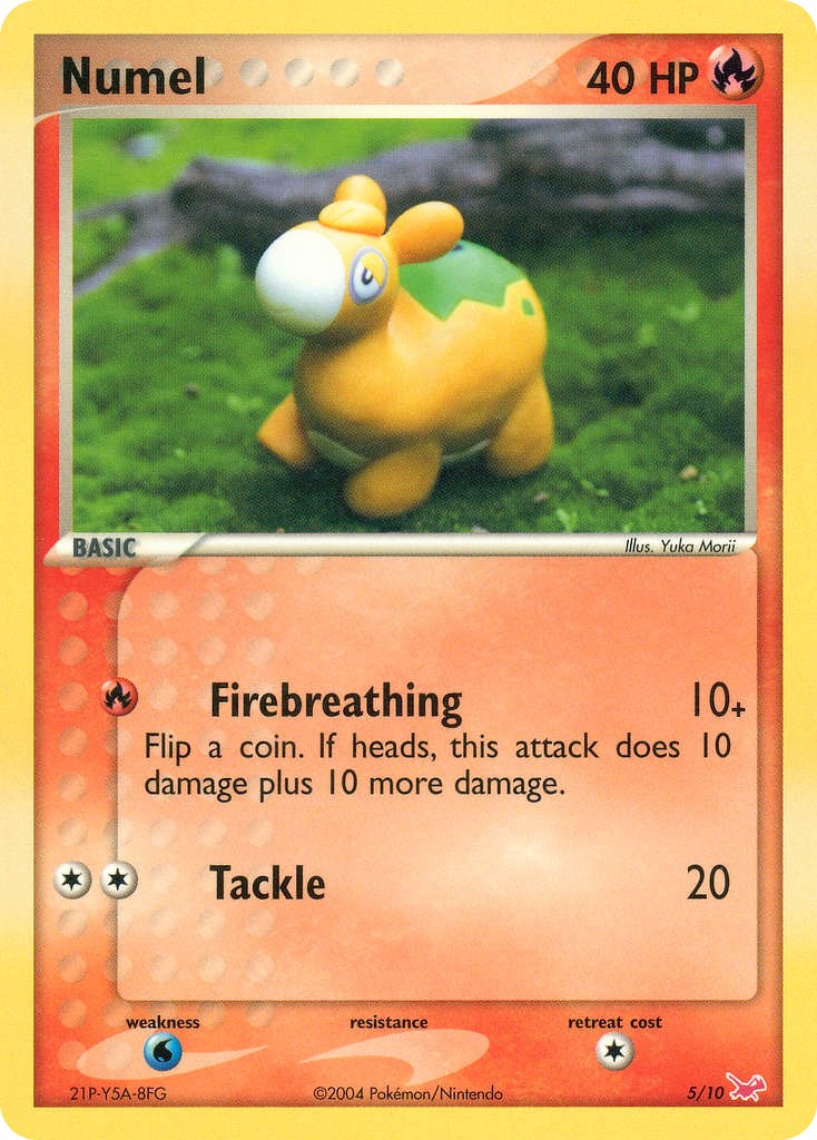 2004 Pokémon EX Trainer Kit Latias Numel #5 trading card