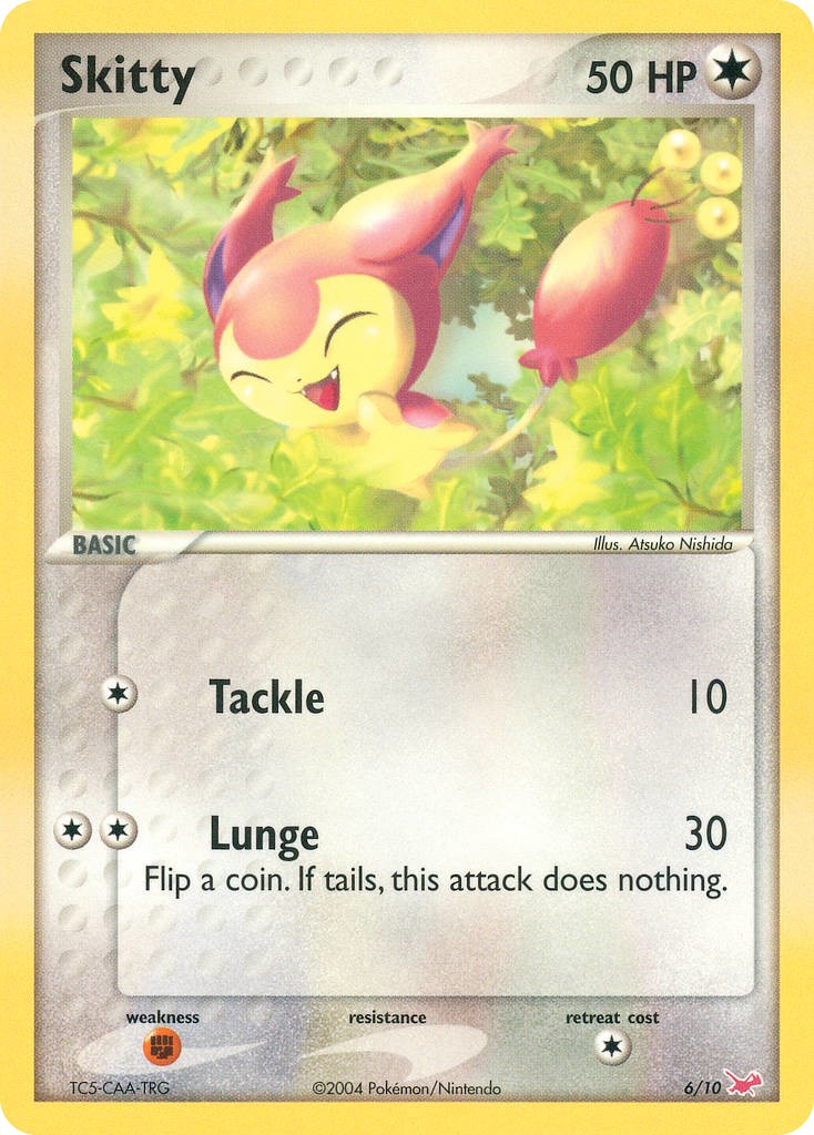 2004 Pokémon EX Trainer Kit Latias Skitty #6 trading card