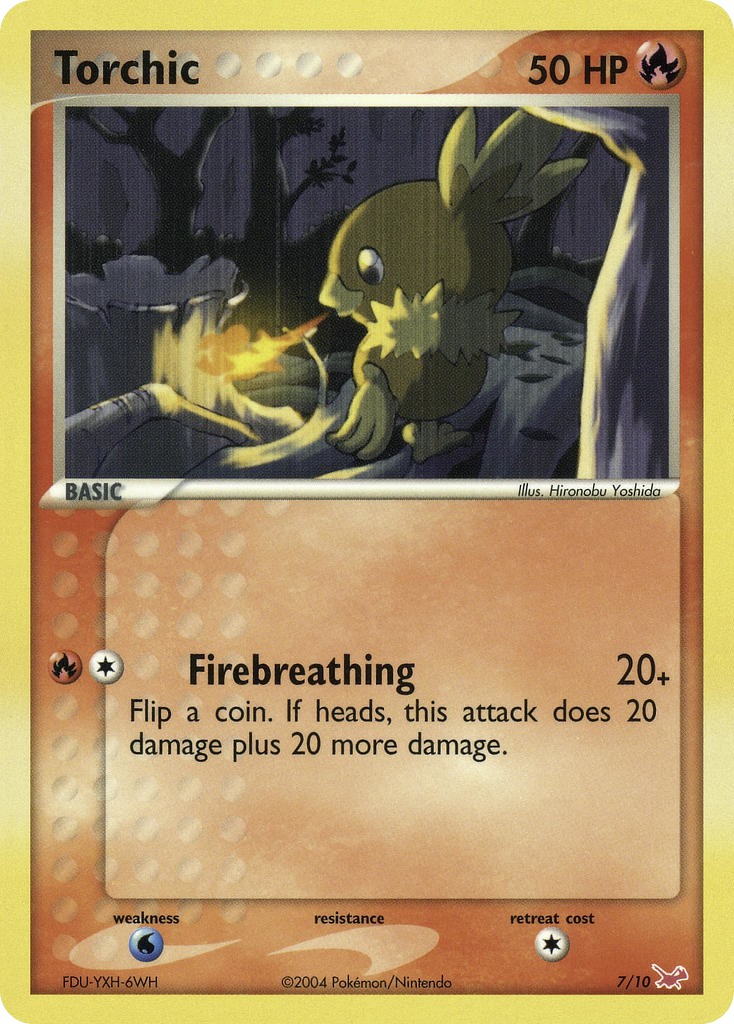 2004 Pokémon EX Trainer Kit Latias Torchic #7 trading card