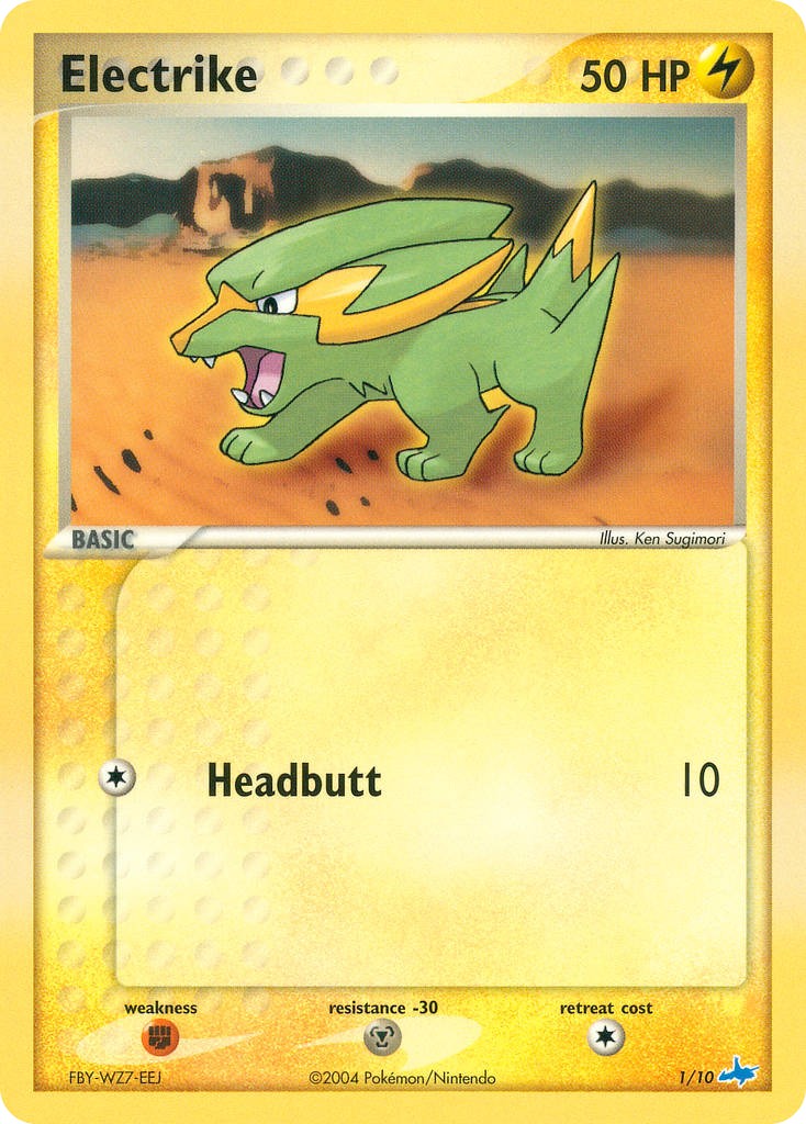 2004 Pokémon EX Trainer Kit Latios Electrike #1 trading card
