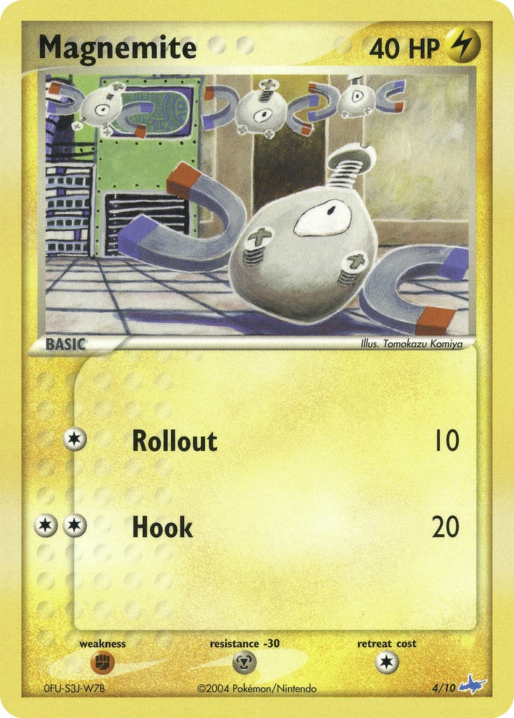 2004 Pokémon EX Trainer Kit Latios Magnemite #4 trading card