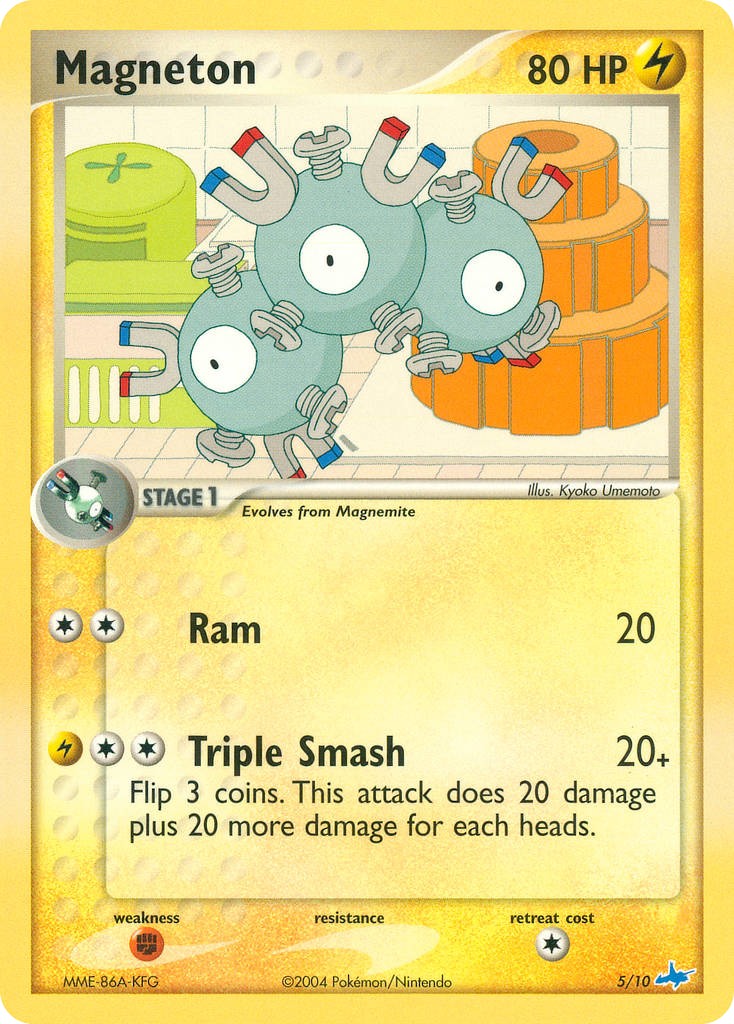 2004 Pokémon EX Trainer Kit Latios Magneton #5 trading card