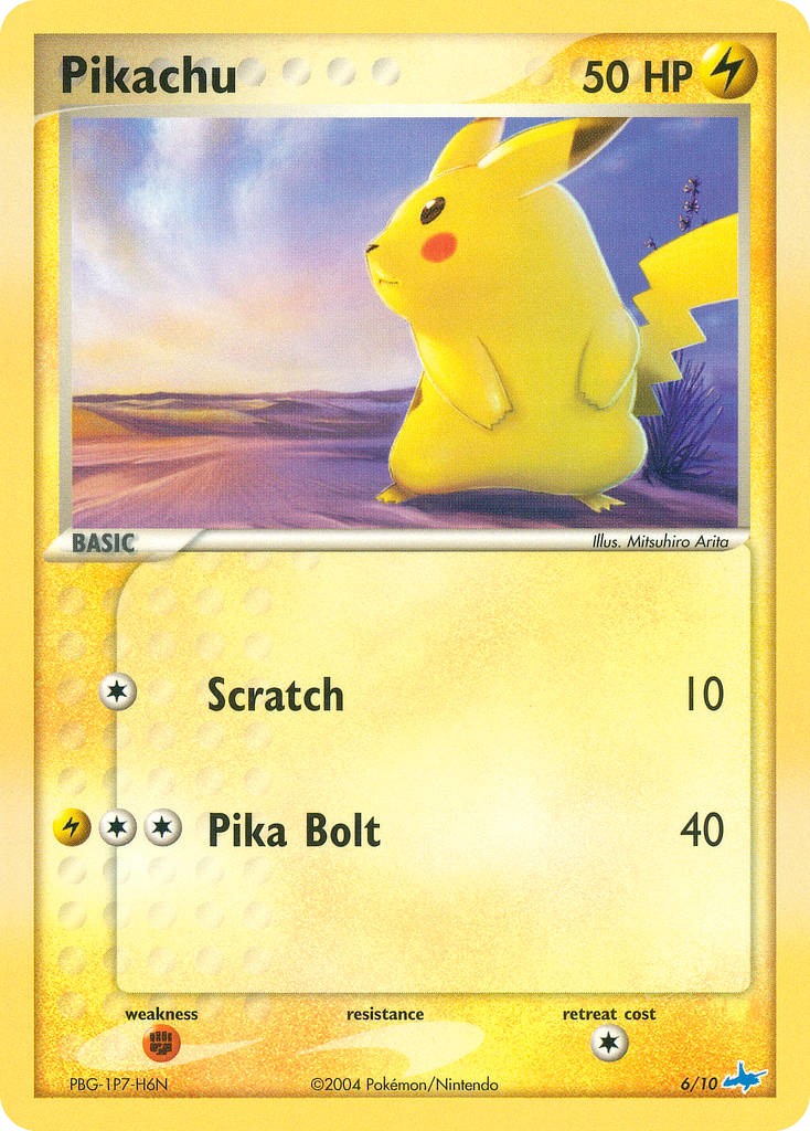 2004 Pokémon EX Trainer Kit Latios Pikachu #6 trading card