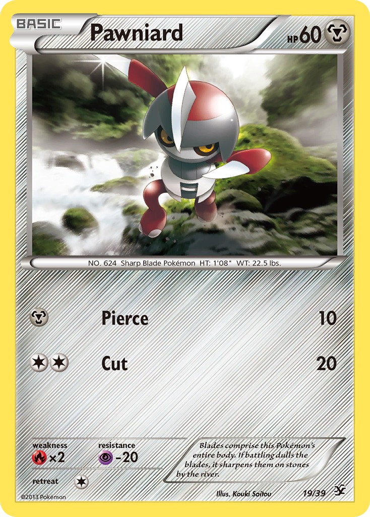 2013 Pokémon Kalos Starter Set 2013 Pokémon Kalos Starter Set #19 trading card